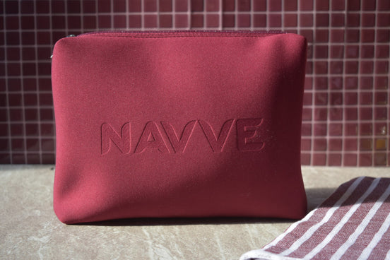 A close up of NAVVE  neoprene carry case